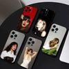 Ella Purnell Phone Case For iPhone17,16,15,14,13,12 Plus,Max Soft Silicone Black Cover