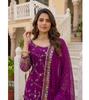 Women Designer Faux Georgette Sharara Salwar Suit Indian Bollywood Party Wear Salwar Kameez