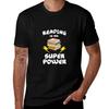 Reading Is My Superpower Reading Lovers Tshirt Casual Trendy Streetwear Tee Shirt
