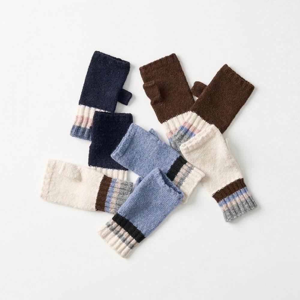 ALLINCOMPLETE Farbige Schicht-Handwärmer 4 Farben