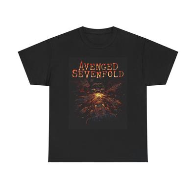 Avenged Sevenfold Grafinis Marškinėlis Retro Roko Prekės Unisex Sunkaus Medvilnės Marškinėlis