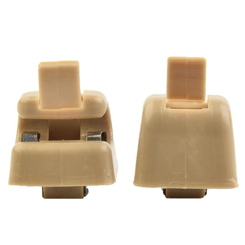 2PCS Car Sun Visor Clips Holder For Mercedes W201 190 Class 1982-1993 W123 1976-1985 W124 E Class 1985-95 W126 S Class 1979-1991