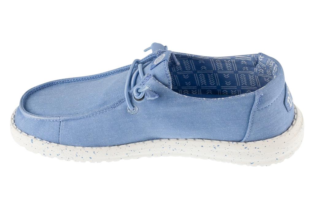 Hey Dude Wendy Stretch Canvas, Womens blue Sneakers
