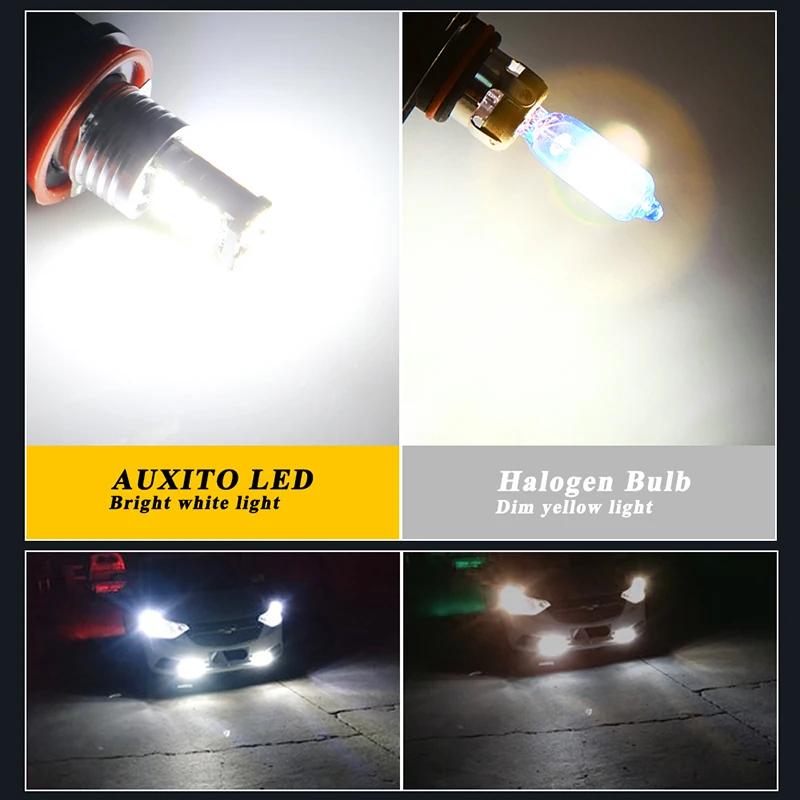 2pcs H7 Led Fog Light H8 H11 Led Fog Lamp 9005 9006 Led H1 H3 LED Car Running Lights Drl Daytime Running Lights Siganl Lamp 12V