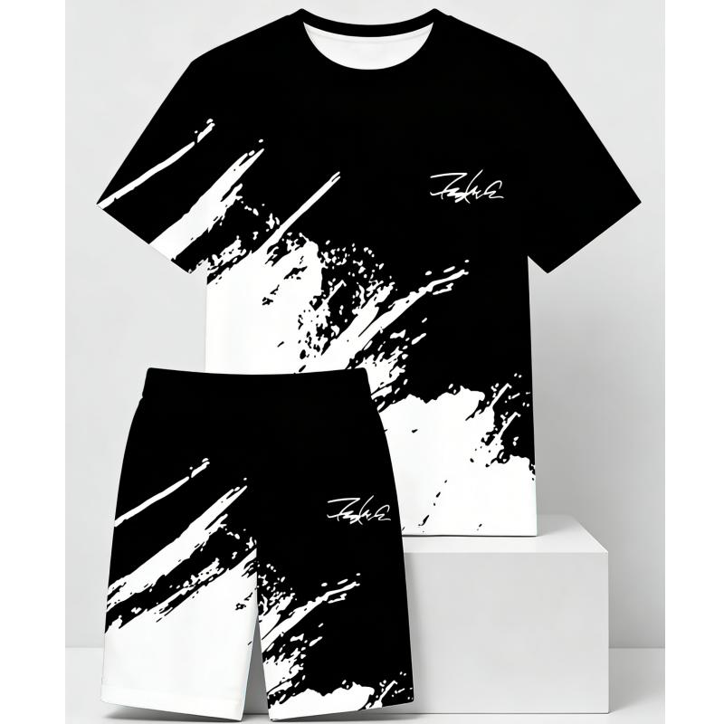Summer Men s 3D Printed Sportssuit Is Fashionable, Versatile, Trendy, Casual, Breathable S