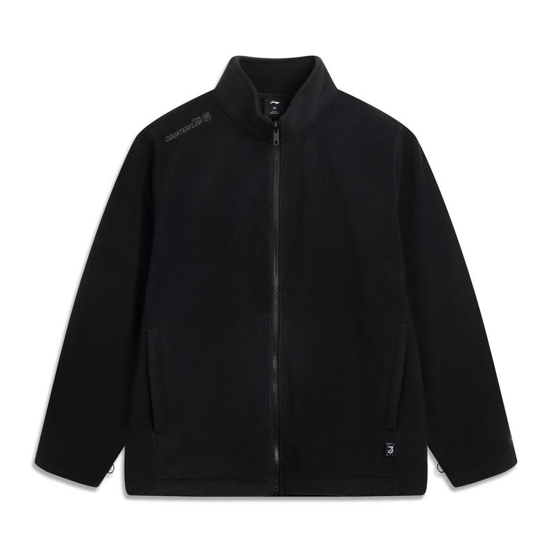 Li Ning Outdoor CF Shell Three-In-One Fleece Waterproof Windproof Breathable Durable Warm Jacket Unisex Jacket Crown-Blue AWBV077-6