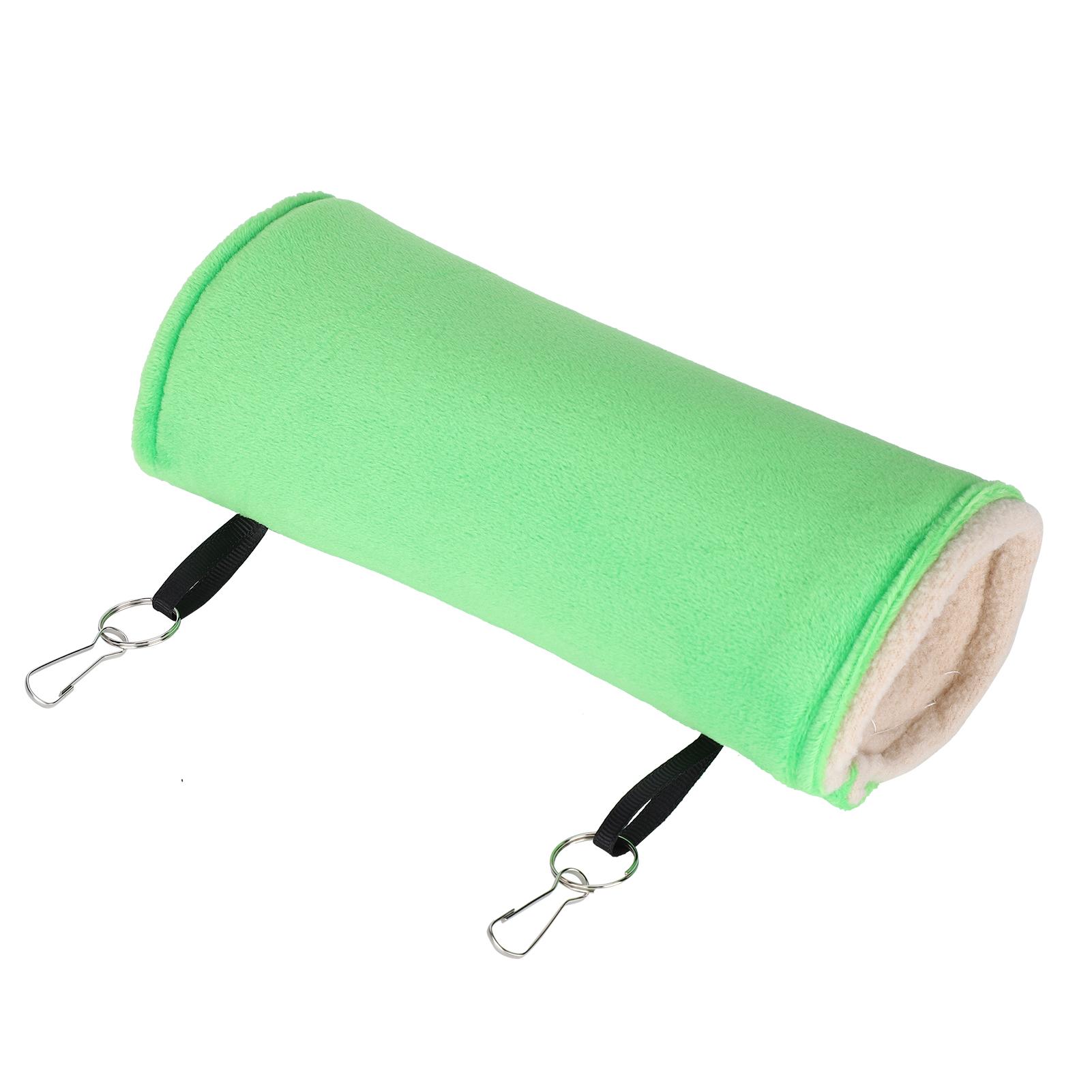

Pet Hamster Tunnel Tube Toy Hedgehog Drilling Sleeve Comfortable Hanging Bed Supply Green