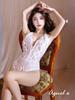 Sexy Lingerie Underwear Innerwear Babydoll Seductive Underwear Leotard One Piece Bodysuit Lace Strap Negligee Nightwear Cosplay Transparent Extreme