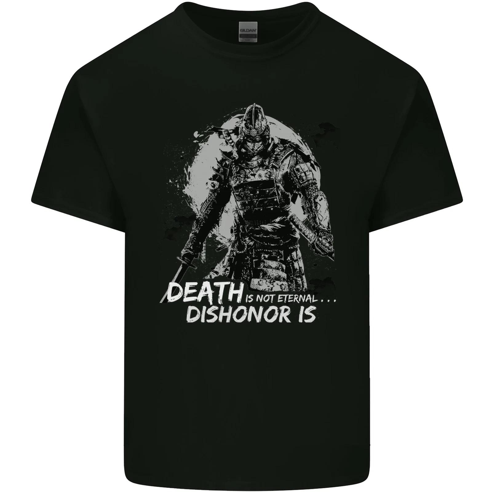 

Death Not Eternal Martial Arts MMA Samurai Kids T-Shirt Childrens XL