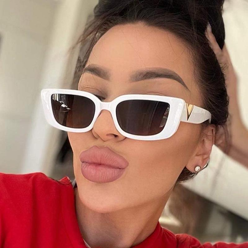 Fashion Trend 2025 European & American Small Frame High-End Sunglasses