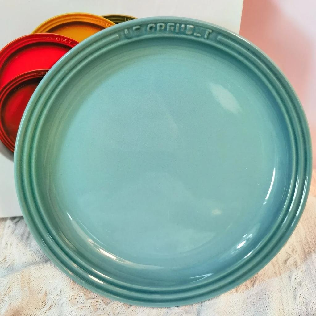 Französischer Gemüseteller in Regenbogen-Unterglasurfarbe, 9 Zoll, Keramik, 7 Zoll, Gemüseteller, Regenbogenfarben, westliche Lebensmitteltabletts