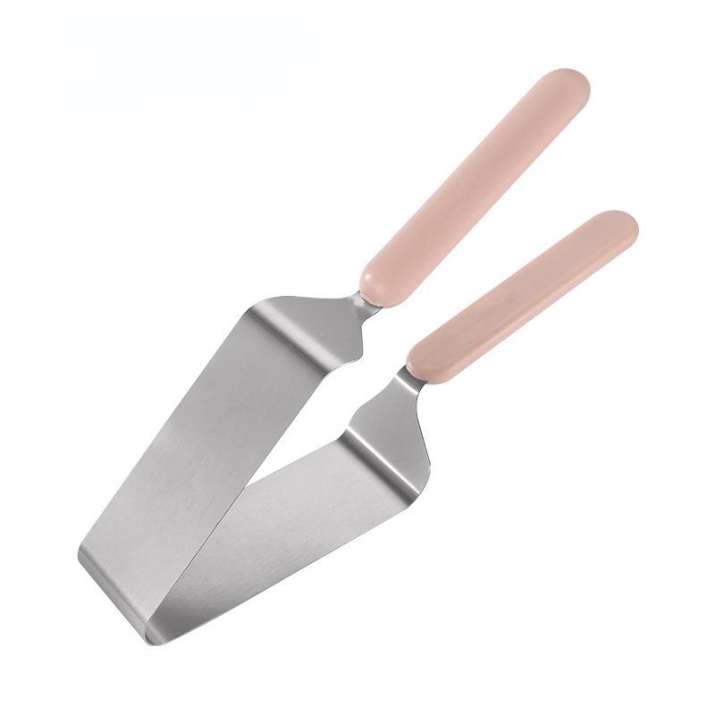 1pc Stainless Steel Cake Clip, Cake Slicer, Cake Clip, Slicer, Cake Cutting Special Baking Tool, Handicraft For Hotel Modern Minimalist Food Clip