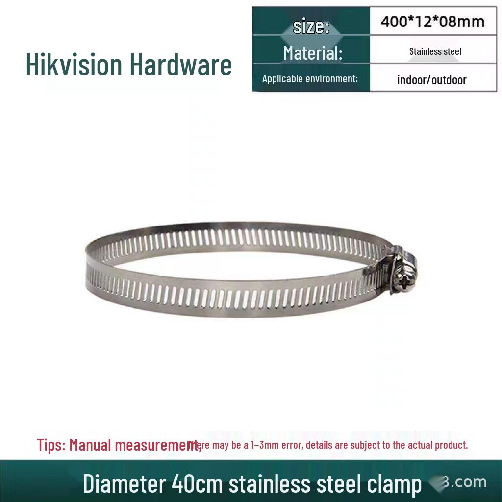 Heavy-Duty Waterproof Stainless Steel Pipe Clamp for Utility Poles