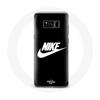 Case - Nike - Samsung Galaxy S8 - Hard - Black - White Logo