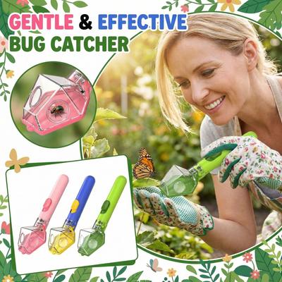 Insektenfangspielzeug Käfersammler Handheld Kunststoff-Fanggerät mit durchsichtigem Gehäuse und griffigem Griff für Kinder Outdoor-Erkundung
