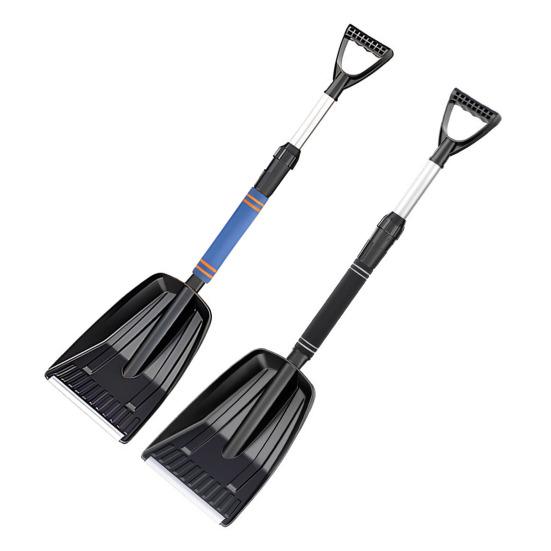 Snow Shovel Lightweight Foldable Snow Shovel Car Trunk Compact Portable Snow Shovel with Non-Slip Grip Snow Removal Tool