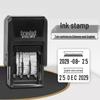 Trodat 4810 Self-Inking Date Stamp, 3.8x20mm, Adjustable, Chinese & English Dates