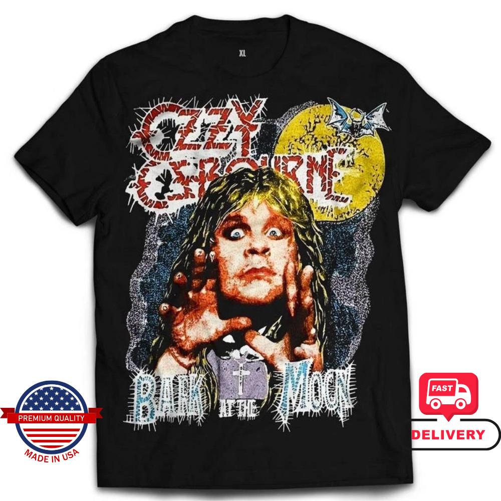 Футболка Ozzy Osbourne Bark At The Moon Графика Тур 1984 Рок-группа Футболка Подарок Фаната Унисекс Футболка S