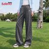 Baleno Women's High-Waist Drawstring Long Pants