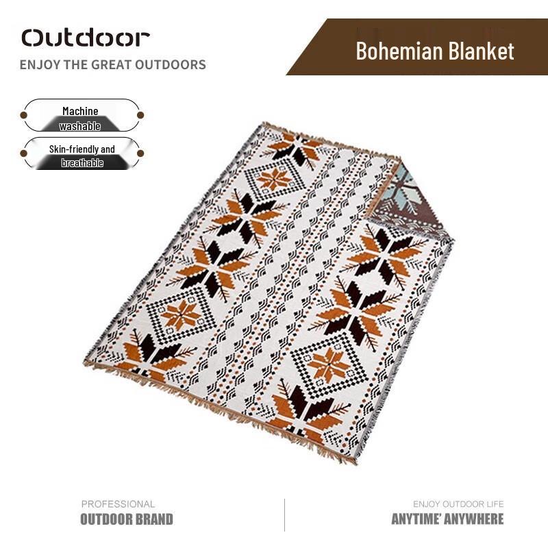 KIYERSY Bohemian Outdoor Picnic & Camping Blanket