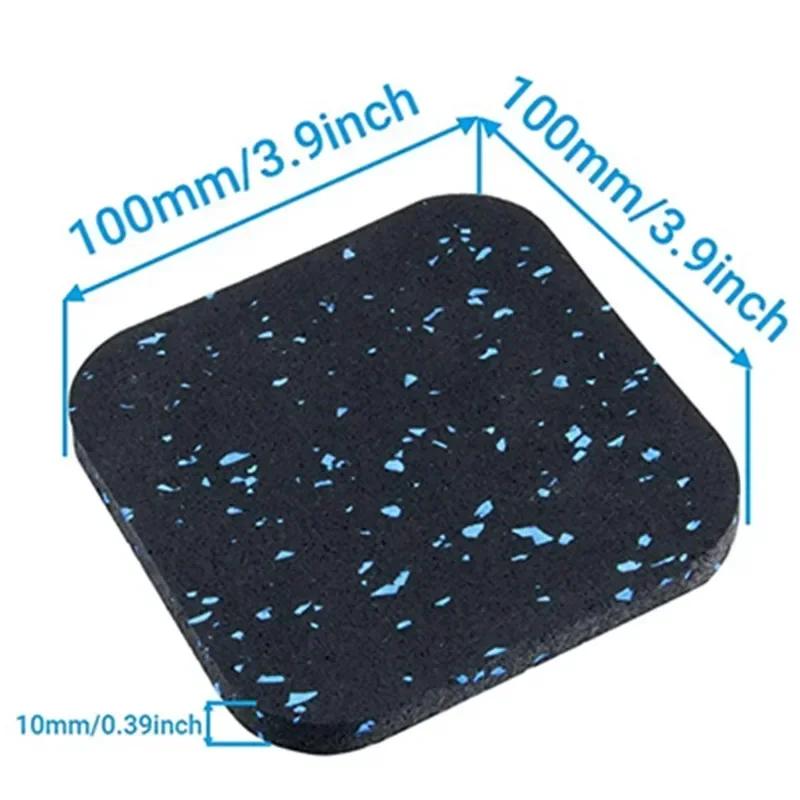 10*10cm Treadmill Mat Pads Exercise Equipment ,Sound Insulation Shock Absorbing Mat, Floor Protection for Treadmill Washer