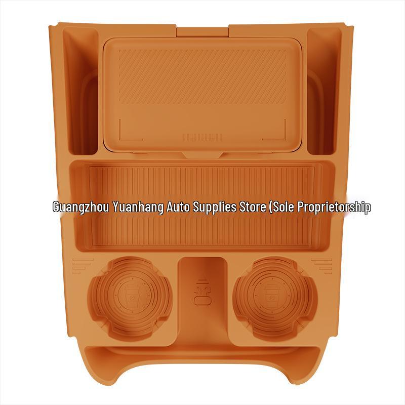 Silicone Anti-Shake Rear Storage Box for Yu7 Central Control Compartment