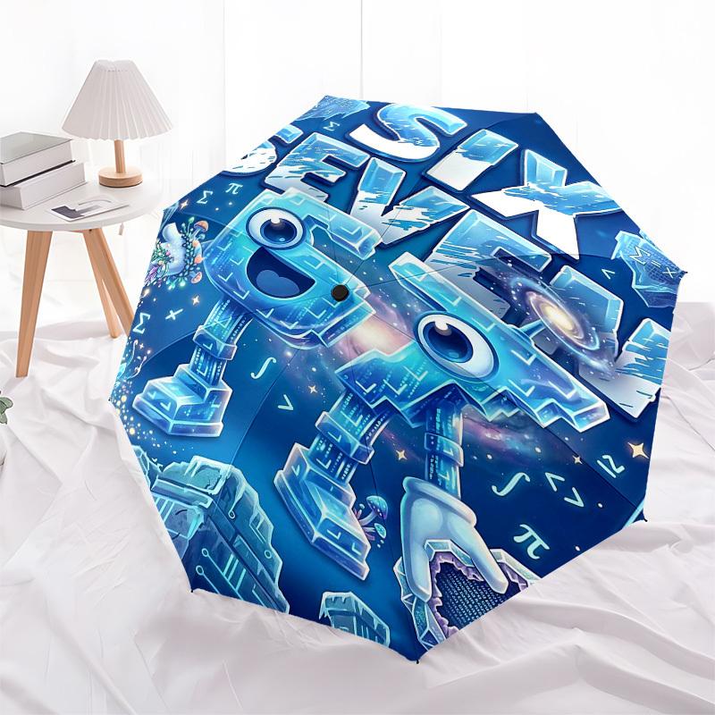 1PC 67 Umbrella-8-Rib Reinforced, Automatic Open, Lightweight & Durable, Fashion Accessory for Outdoor, Beach L0368