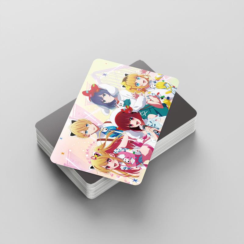 OSHI NO KO Lomo Mini Cards with 32PC Stickers Anime Fan Collection Postcards Gift