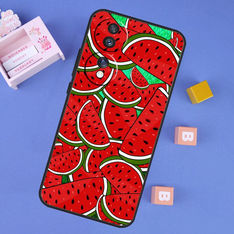 Cute Summer Fruit Watermelon Case For Honor X9b X8b X7 X8 X9 X6a X7a X8a X9a Cover For Honor Magic 5 6 Pro 50 70 90 Lite
