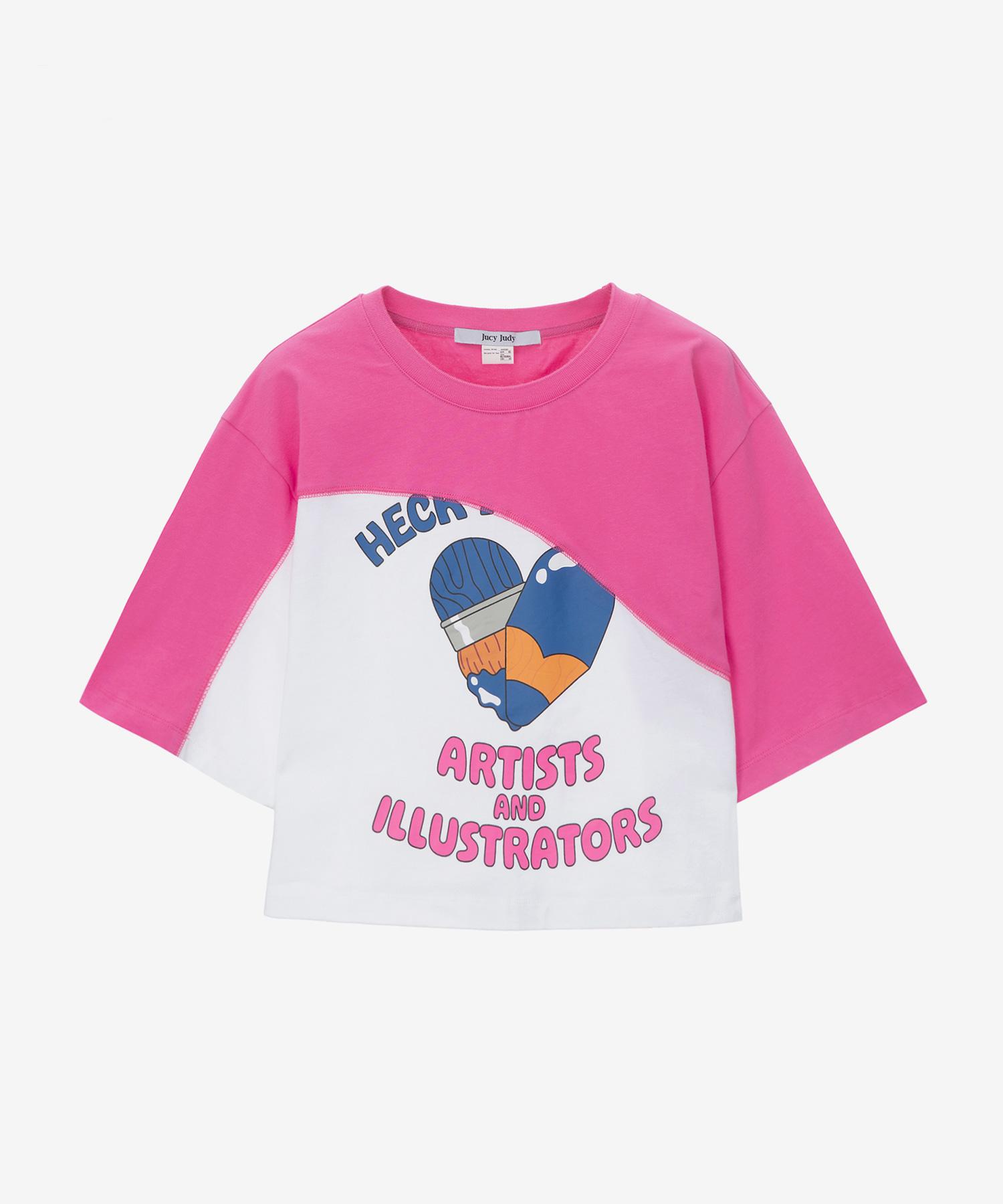 Футболка с принтом Color Block Jucy Judy J Collab Jyts323C Pk/085
