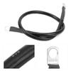 23.6in Ground Wire 4AWG 25mm² 150A High Toughness Earth Cable for Battery Inverter   Holder