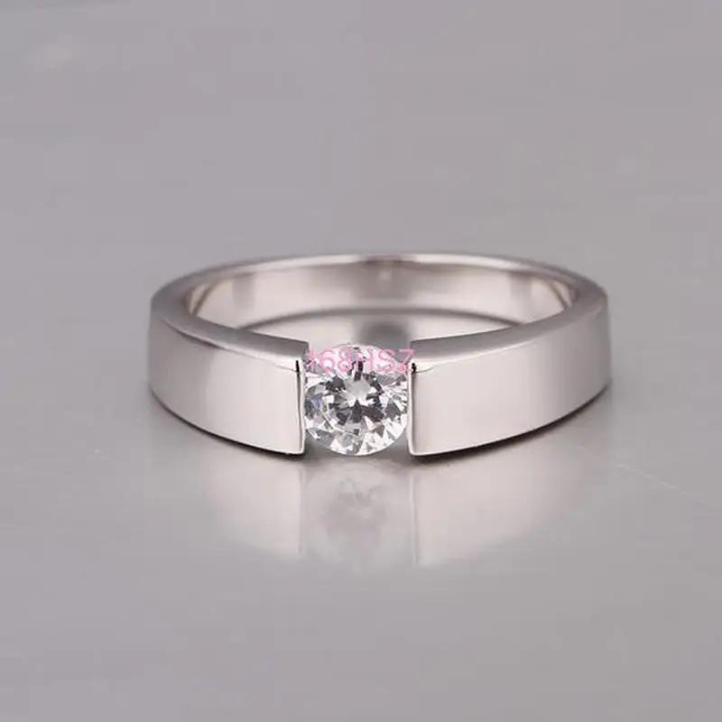 Copper Rings Beautiful cute  wedding gift party  zircon crystal MEN WOMEN  rings jewelry
