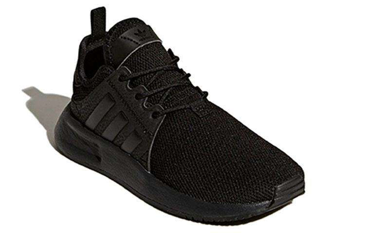 Adidas Originals X_PLR Slip Resistant Cushioning Low top Kids Lifestyle Shoes Black Children Aged 3 7 Years Old BY9886