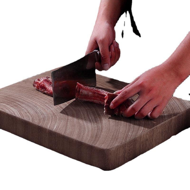 Whole wood iron wood cutting board Solid wood rectangular anti-mold, anti-bacterial thickened chopping and chopping board