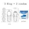 Male Penis Cock Ring Delay Ejaculation Scrotal Binding Ball Stretcher Penis Enlargement Silicone Cockring Sex Toy For Men