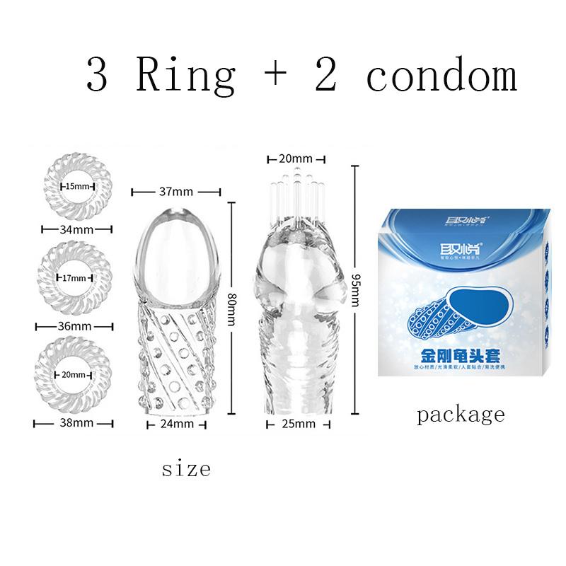 Male Penis Cock Ring Delay Ejaculation Scrotal Binding Ball Stretcher Penis Enlargement Silicone Cockring Sex Toy For Men