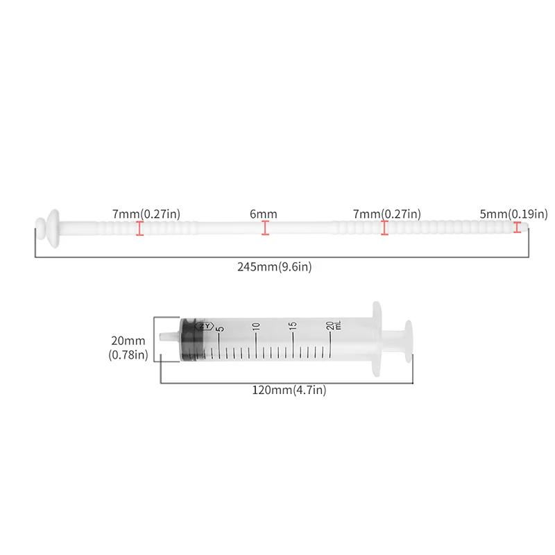 3 Velikosti Silikonová Uretrální Zvuková Tyčinka Vložka do Penisu Stimulace Dilatátor Ctnosti Katétr Dutá Penisová Zátka se Zarážkou Sexuální Hračka pro Muže