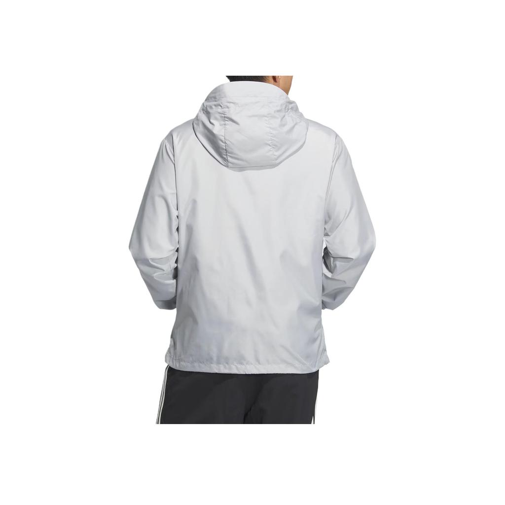 adidas Chaqueta Cómoda Elegante Versátil Color Sólido Chaqueta Unisex Gris Verde Piedra KA9290