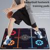 Black Basketball Training Carpet Mat Rug Home Decoration Skill Practice Floor Mat Player Movement Non Slip Home Bedroom Decor