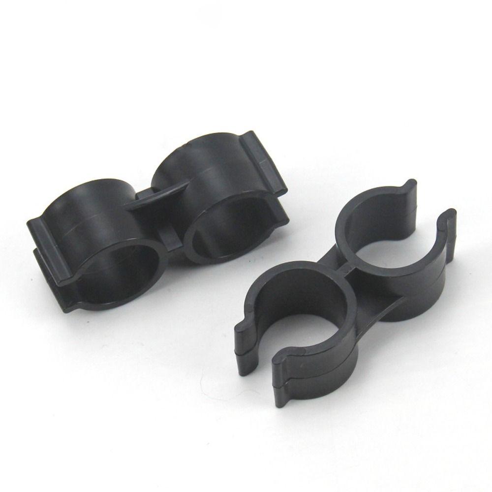 6 buc Colier Universal pentru Țeavă PVC 20/25mm Tip U Dublu Colier pentru Țeavă Irigație Agricolă Unealtă de Grădină Suport Țeavă Apă