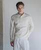Dekkoloso Dima Cotton Henley Neck Long Sleeve T-Shirt [Ivory]