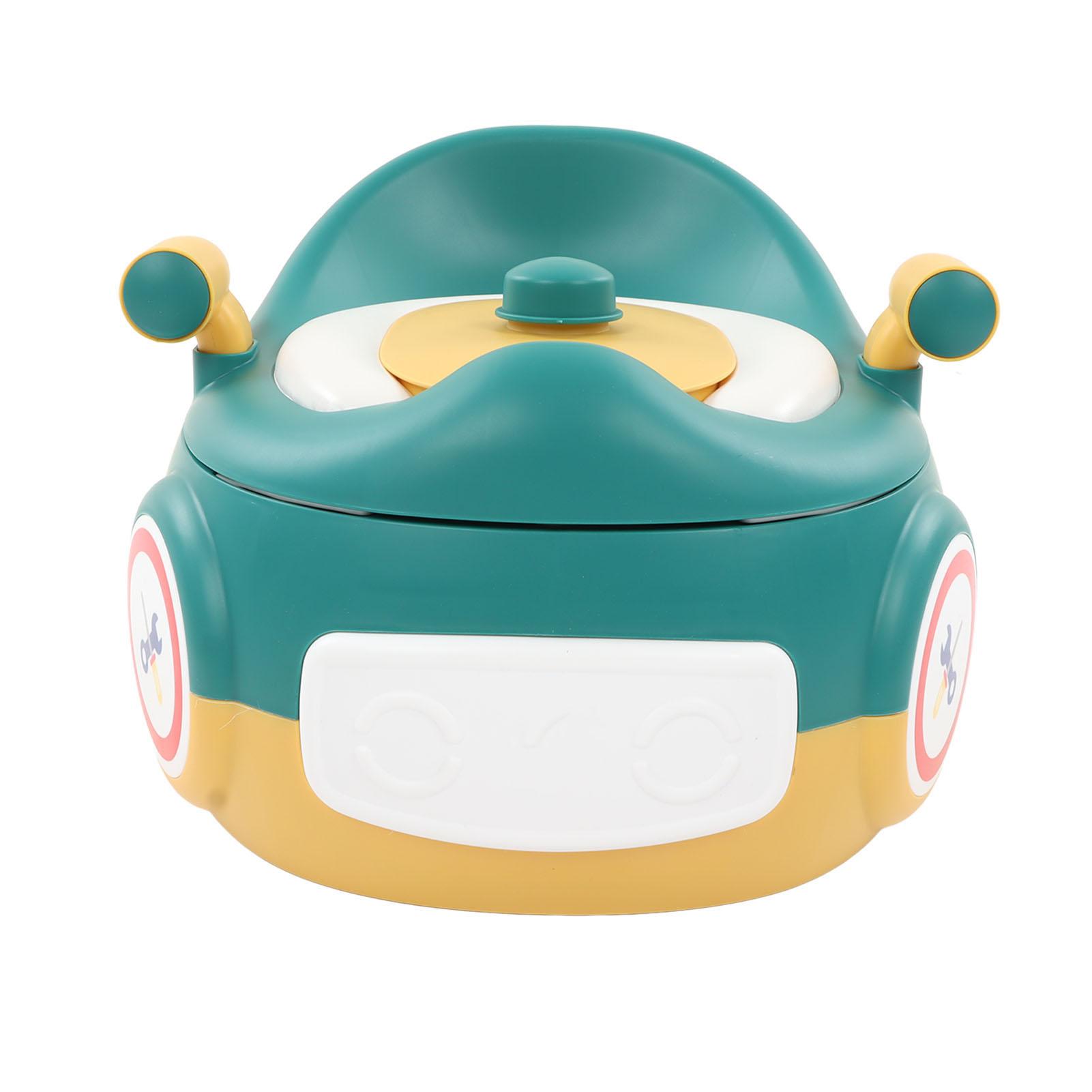 

Детские многофункциональные туалеты Милая форма машинки Портативный Прочный ПУ подушка Детский горшок для дома жёлтый