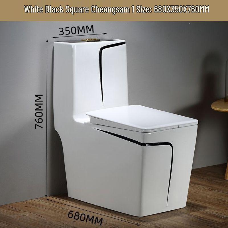 Colorful Anti-odor Water-Saving Ceramic Toilet for Small Bathrooms