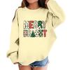Children's Fashionable Casual Long-sleeved Loose Christmas Print Pullover Sweatshirt