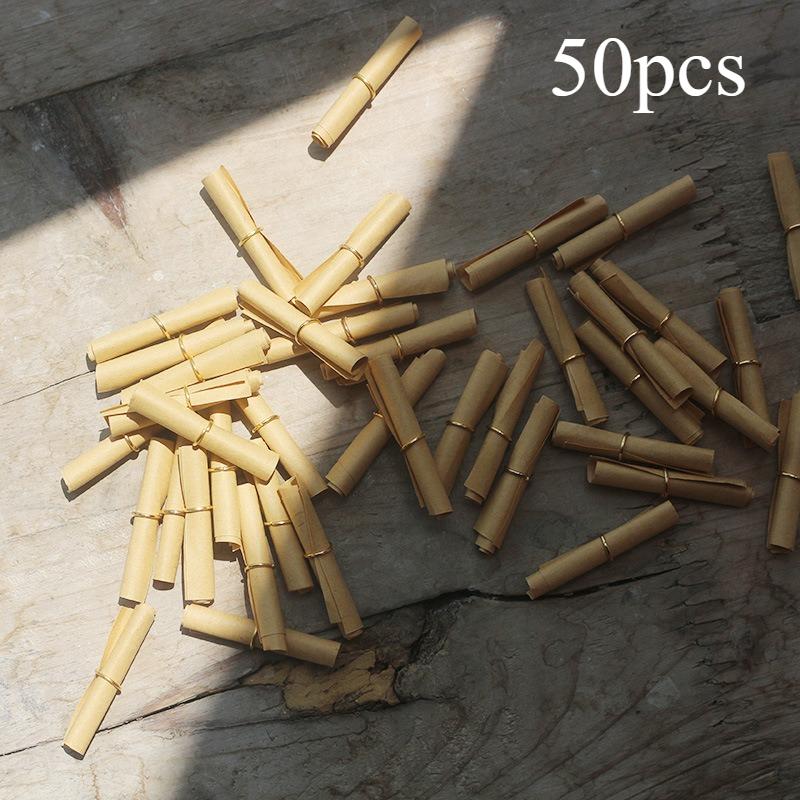 

Винтажные бумажные свитки - Мини-бумажки для записи пожеланий, Рулончики крафтовой бумаги ручной работы, Для свадьбы, дня рождения, вечеринки