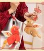 Adorable Chinese-Style Flying Horse Plush Toy Pendant - Year of the Horse Mascot Ornament Gift