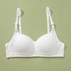 Girls' Underwear College Students Gather Small Breasts Without Steel Rings, Female Development Period Cotton Spring and Summer Seamless Thin Bras
