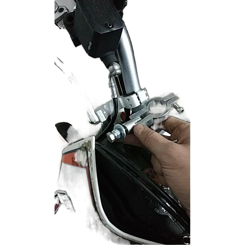 New Motorcycle Handguard Securing Clip Handle Retrofit Bracket hand guard parts