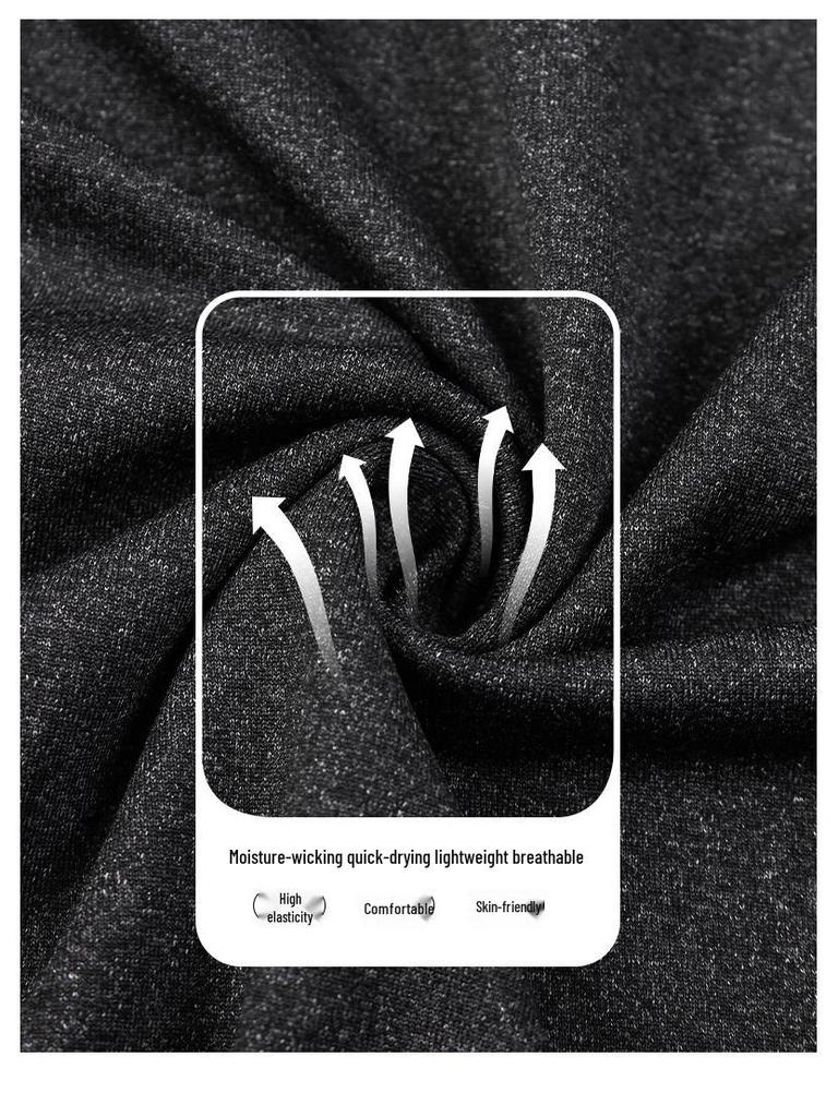 Men's Quick-Dry Long-Sleeve Fitness Basketball Training Shirt