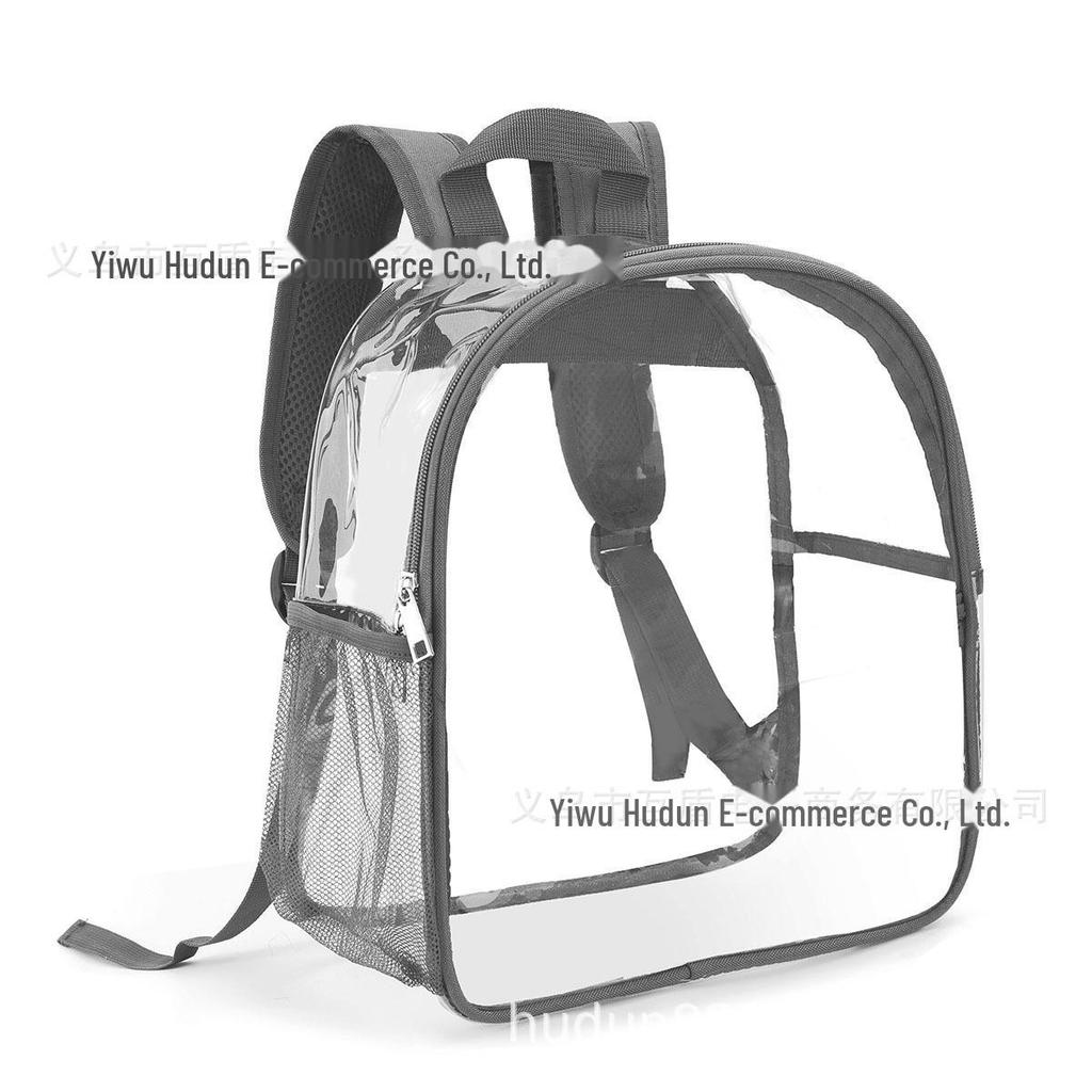 Unisex Transparent PVC Backpack: Large Capacity, Stylish, Sports & School Use